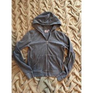 Juicy Couture Velour Jacket Gray